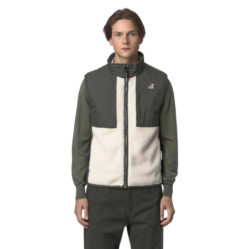 K - Way Gilet Gilet Uomo Vital 4.0 Teddy M A25 - KWAYK5122RW - B0A - M - Francavilla Moda